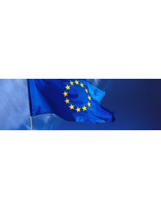 BANDIERA EUROPA IN POLIESTERE LEGGERO CM 70X100